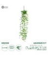 GloboStar® Artificial Garden IVY HANGING BRANCH 20237 Τεχνητό Διακοσμητικό Κρεμαστό Φυτό Κισσός Υ75cm